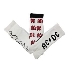 NEW PERRI’S SOCKS men's acdc volume crew socks 3-pack in white